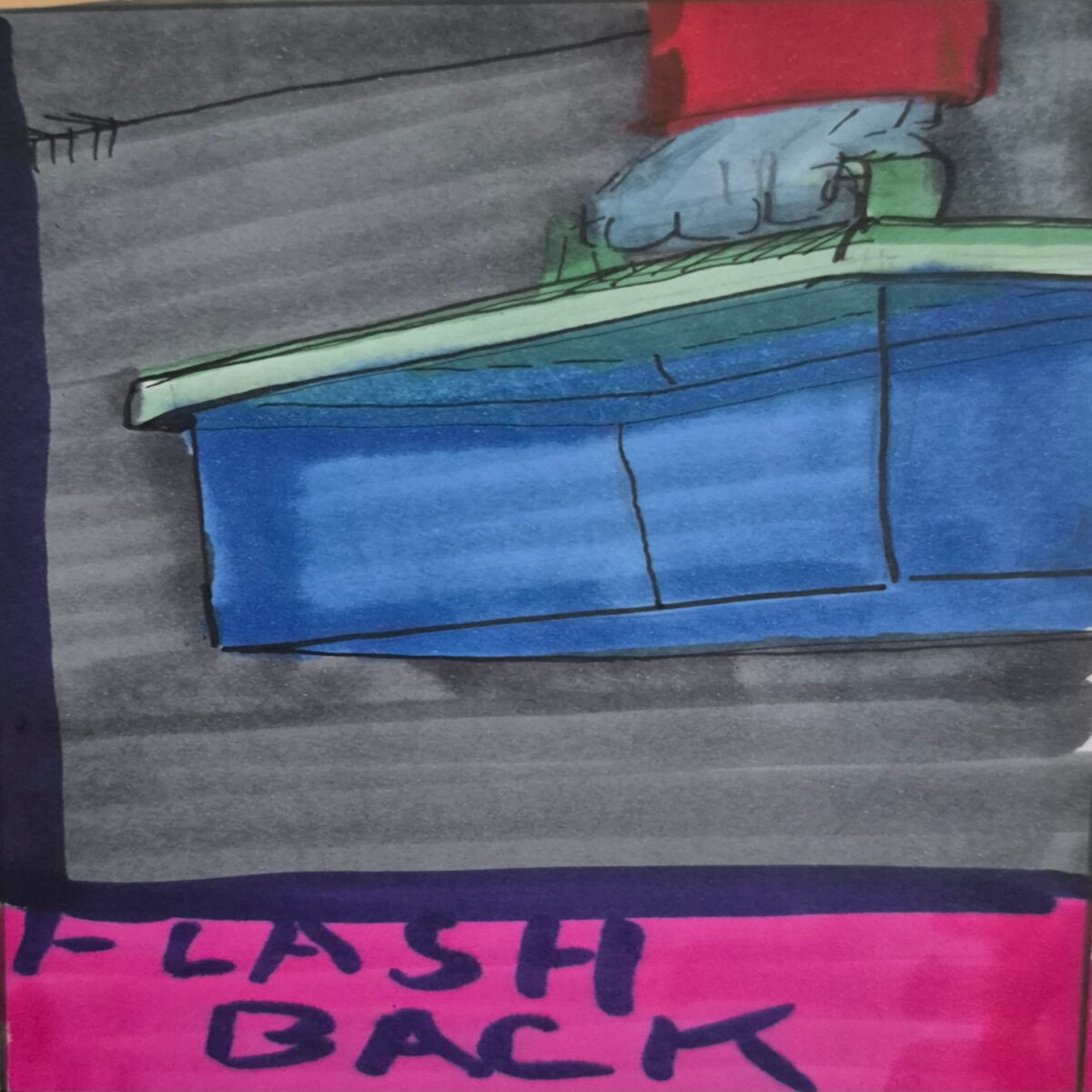 Inked Path: Taggers a wall, non-compos mentis,  Amongst the frames, away-ink, comic art, comic strips, inkedpath, late to the party, puzzlement, Quibbles of the scribbles, the clone did it, used or not, webcomic