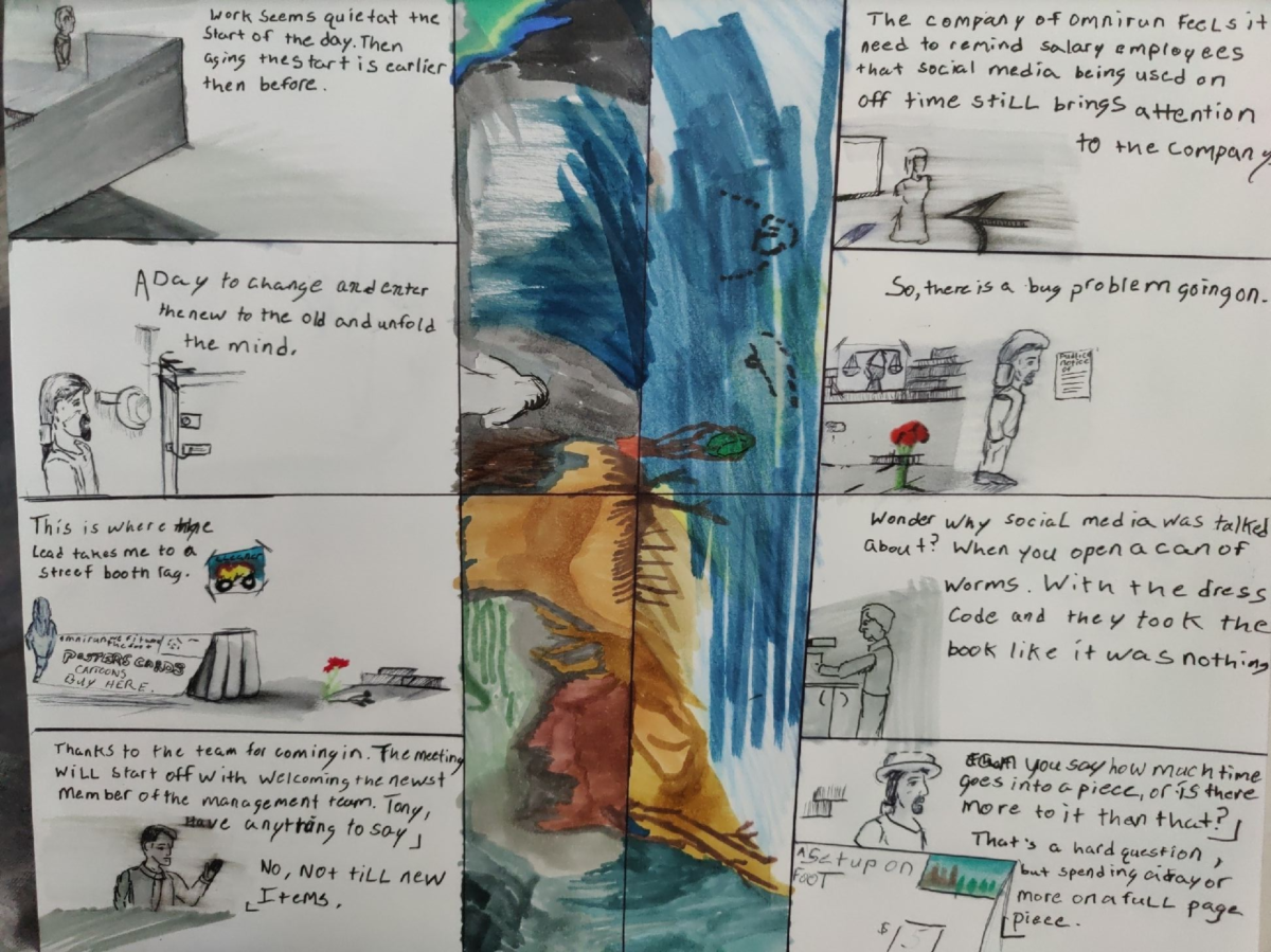 Comic entries of the away forward ink the path