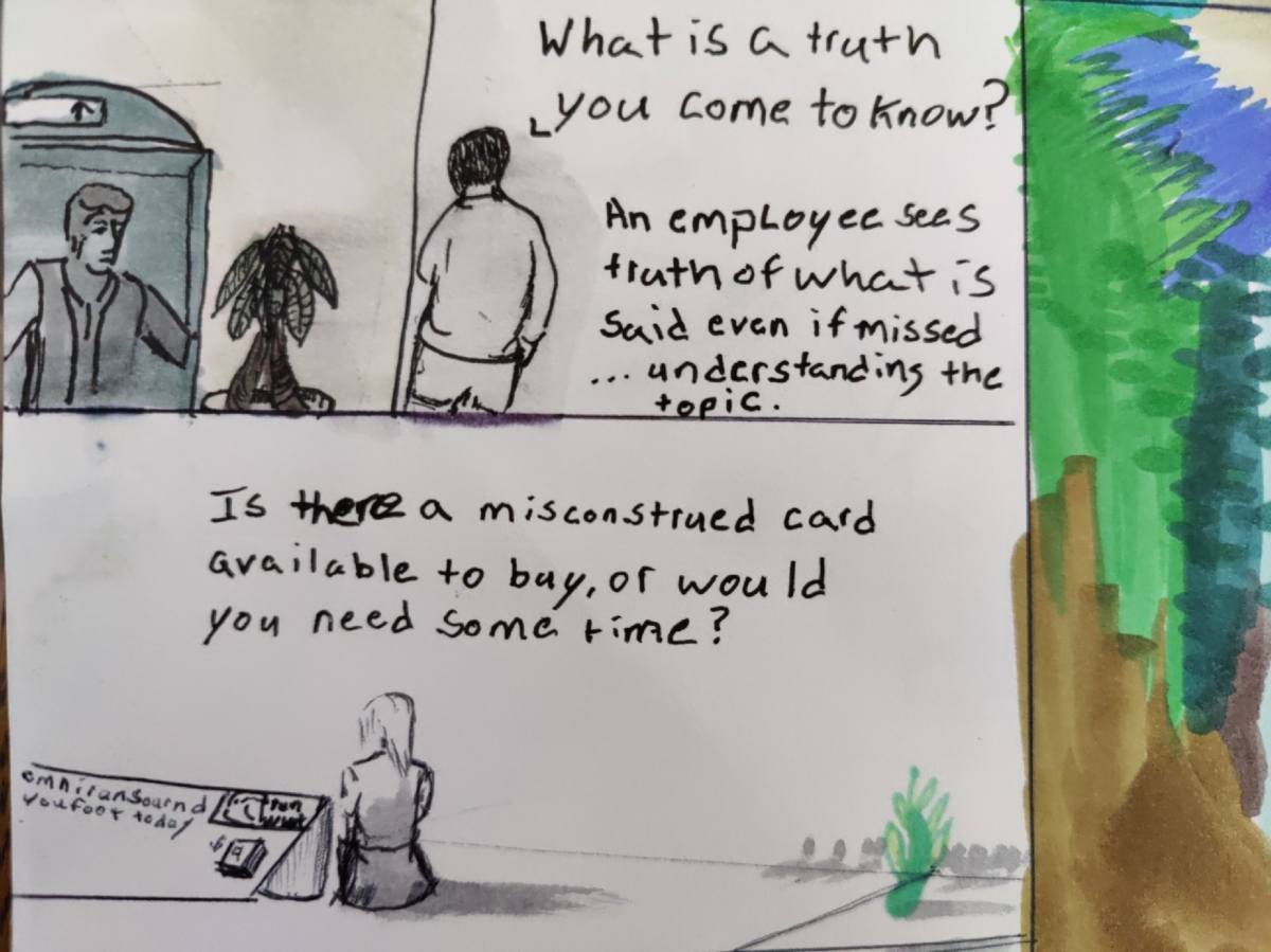 Comic entries of the away forward ink the path