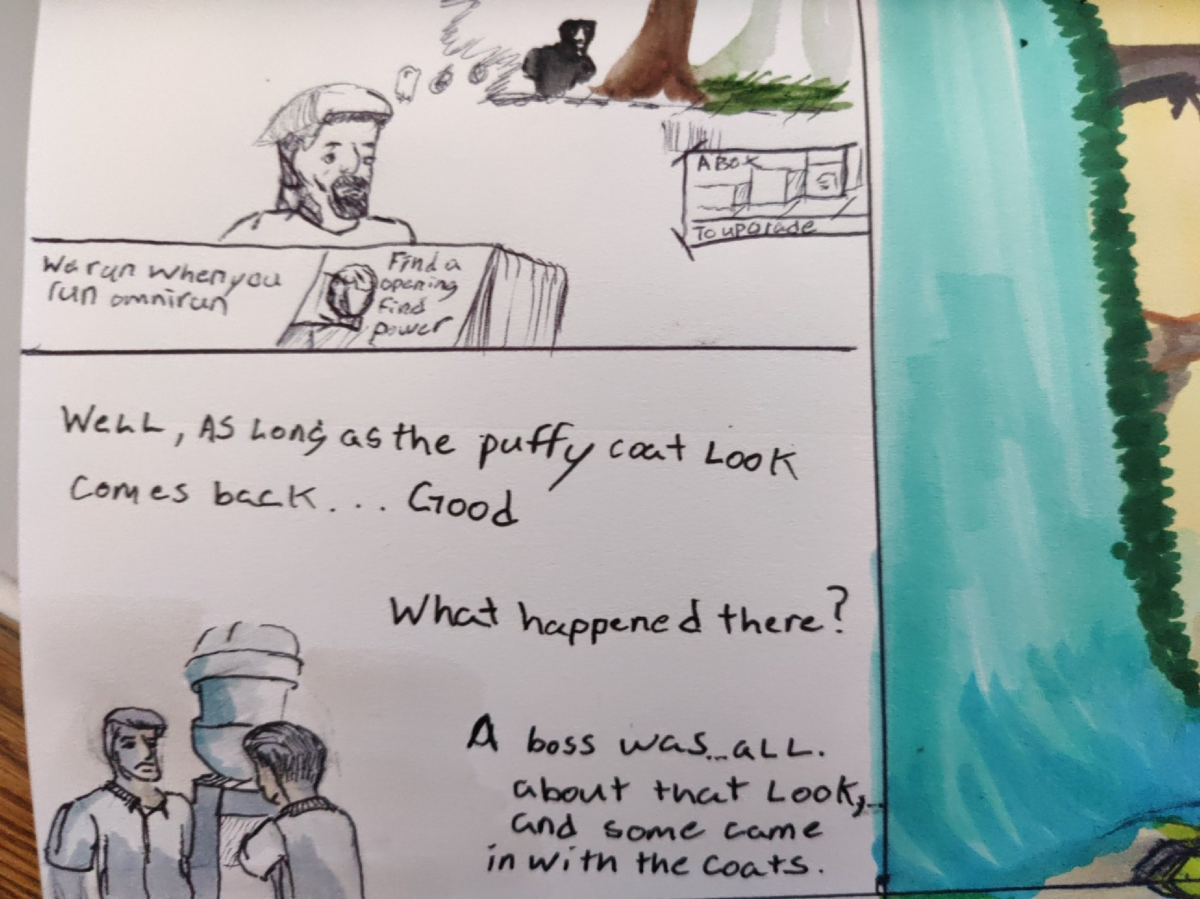 Comic entries of the away forward ink the path