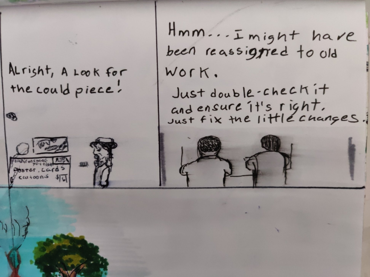 Comic entries of the away forward ink the path