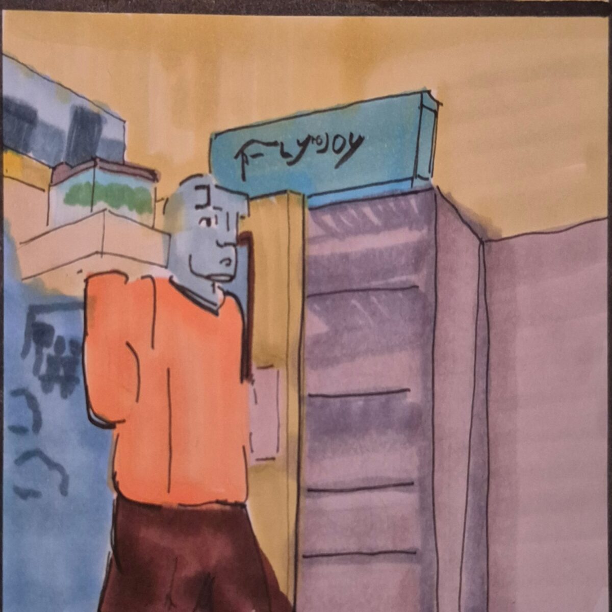 Inked path: Ease the mind with a walk. Amongst the frames, away-ink, comic art, comic strips, inkedpath, late to the party, puzzlement, Quibbles of the scribbles, the clone did it, used or not, webcomic 