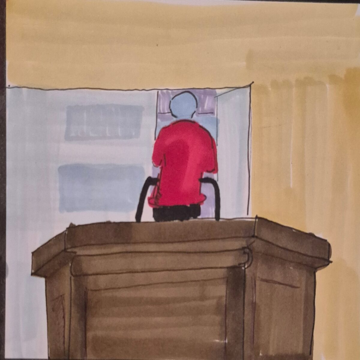 Inked Path: A flip over, see how it...,  Amongst the frames, away-ink, comic art, comic strips, inkedpath, late to the party, puzzlement, Quibbles of the scribbles, the clone did it, used or not, webcomic