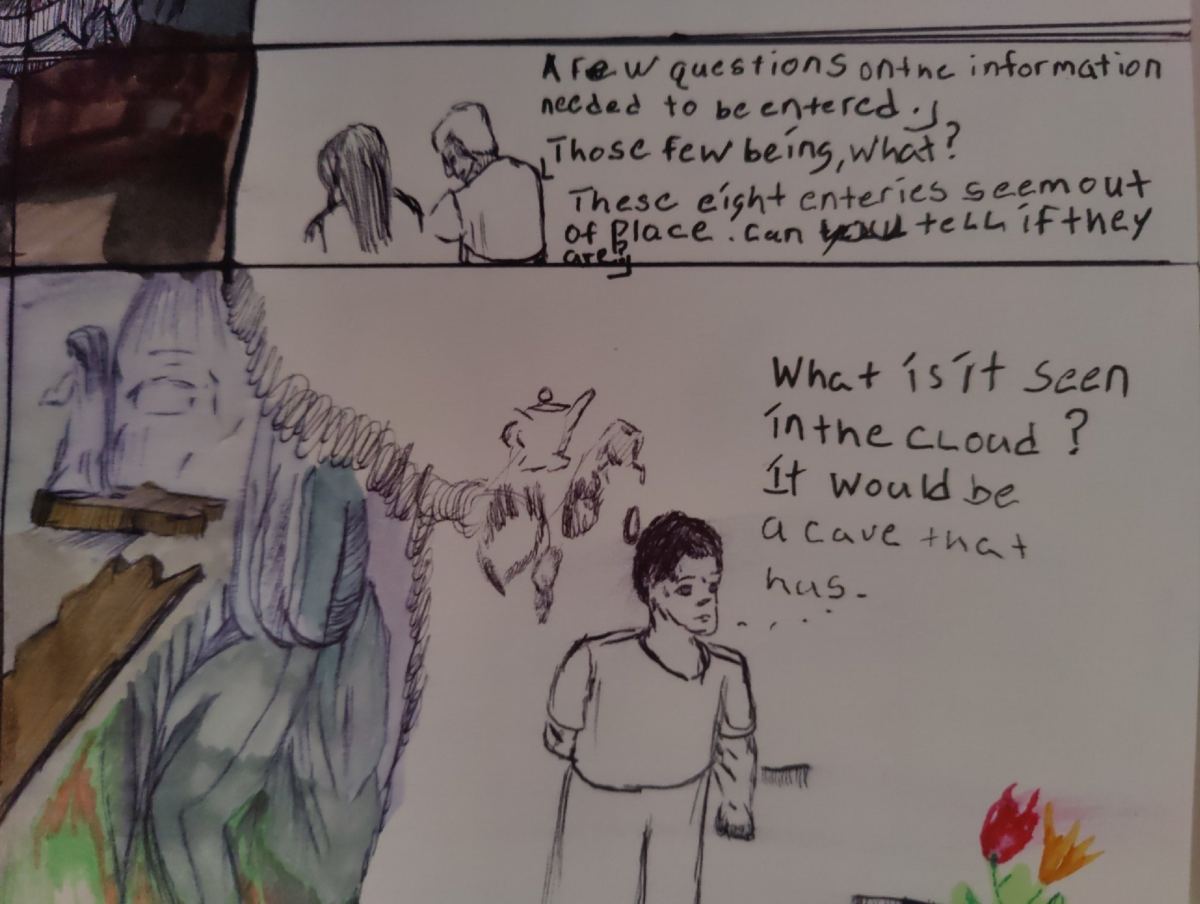 Comic entries of the away forward ink the path