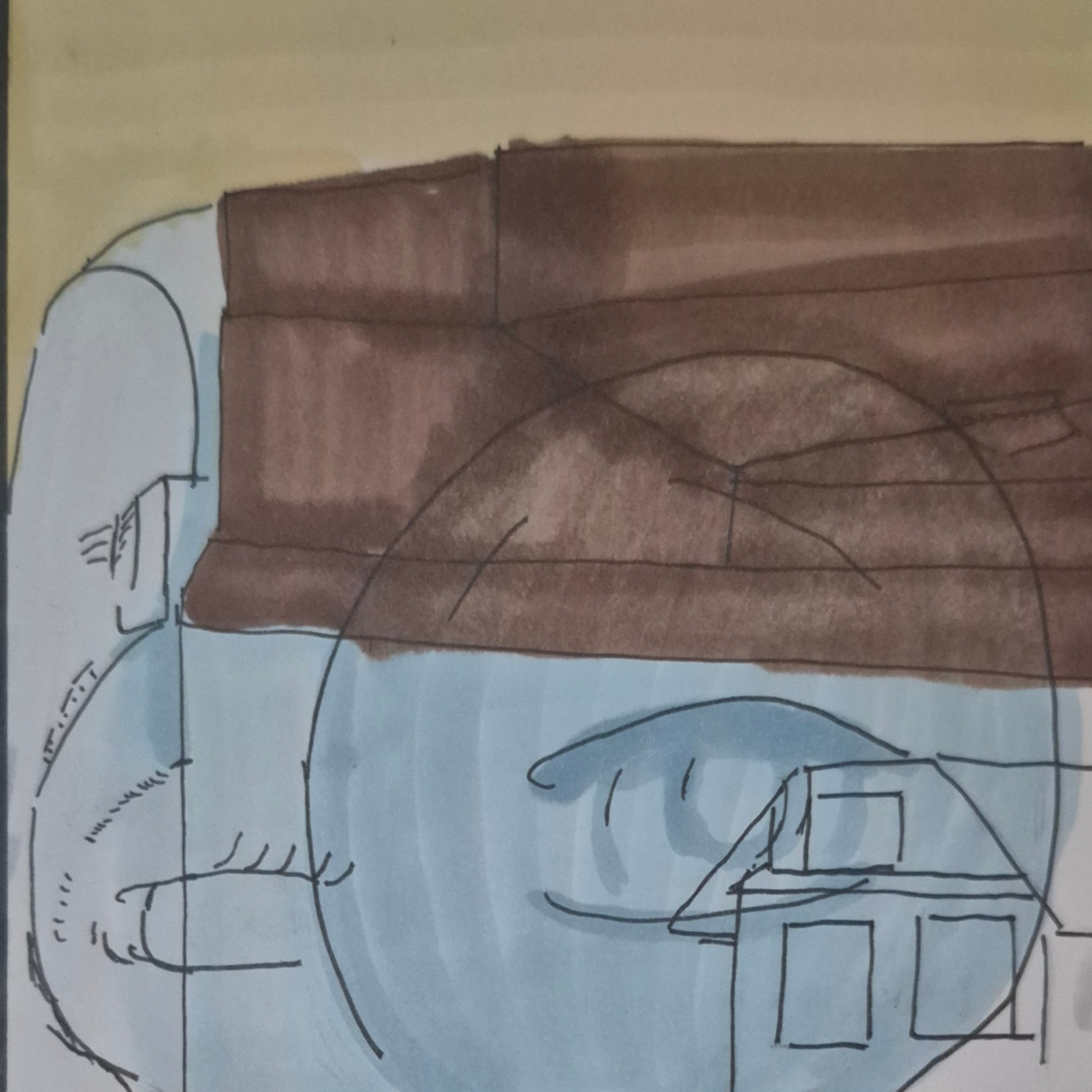 Inked path: Catalyzes without suppressibility,  Amongst the frames, away-ink, comic art, comic strips, inkedpath, late to the party, puzzlement, Quibbles of the scribbles, the clone did it, used or not, webcomic