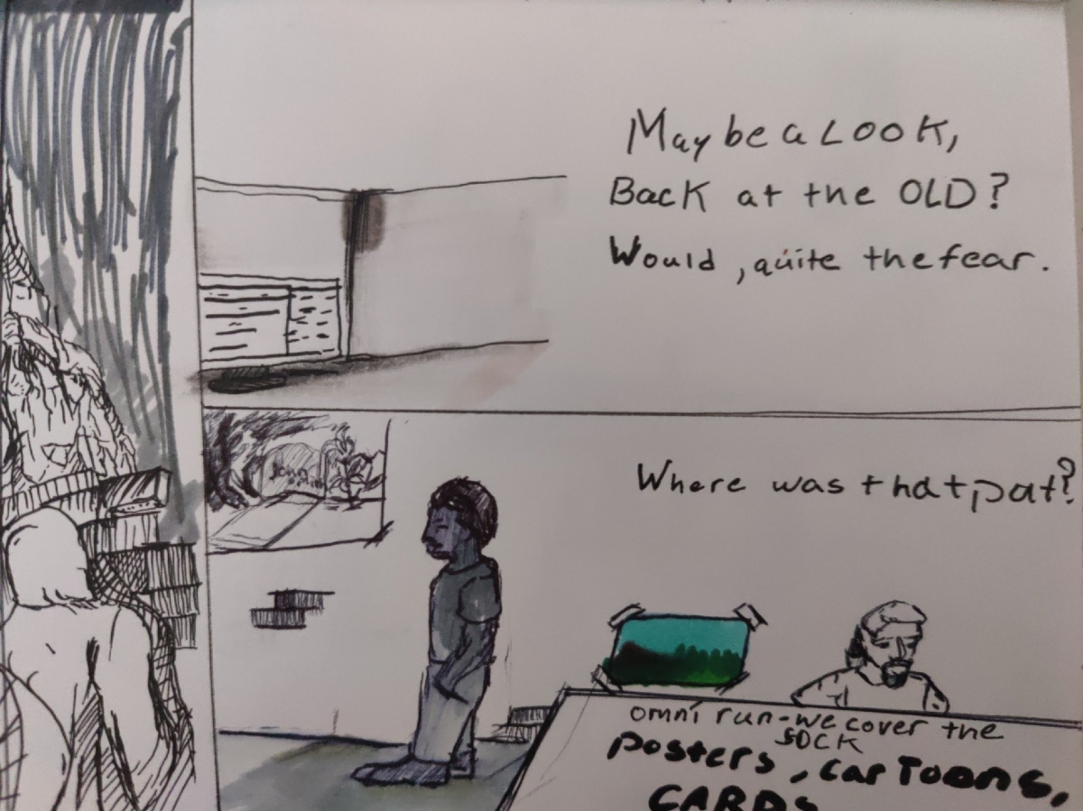 Comic entries of the away forward ink the path