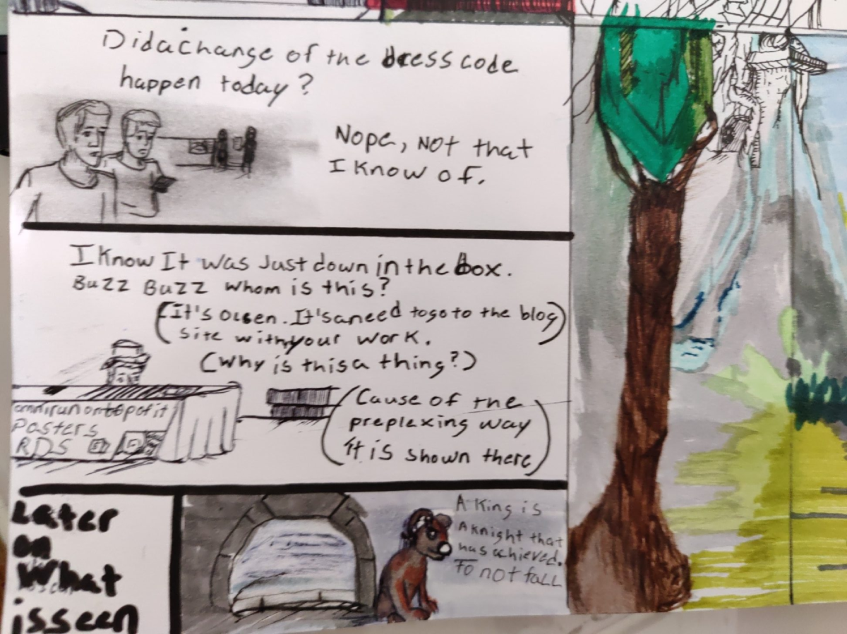 Comic entries of the away forward ink the path