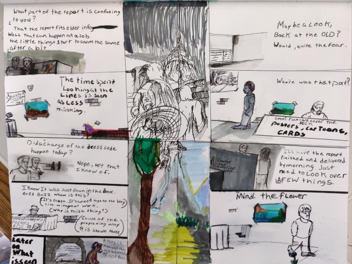 Comic entries of the away forward ink the path