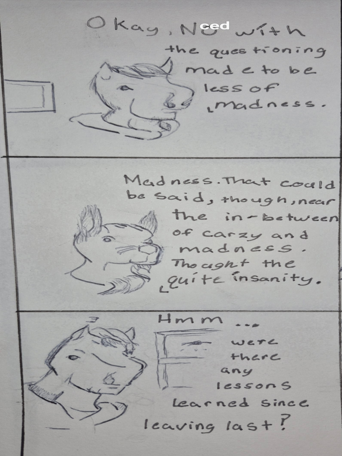 Inked Path: The madness or the crazy, which?
Amongst the frames, away-ink, comic art, comic strips, inkedpath, late to the party, puzzlement, Quibbles of the scribbles, the clone did it, used or not, webcomic