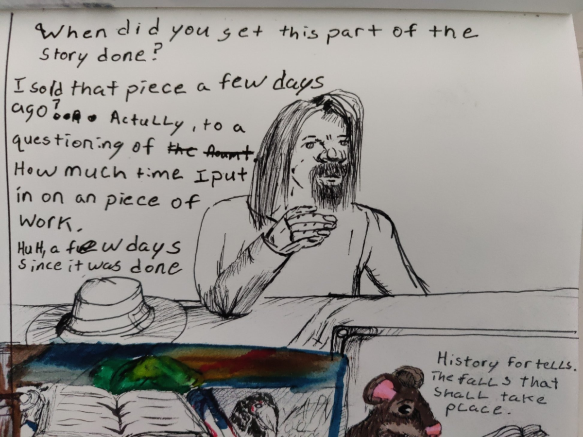 Comic entries of the away forward ink the path