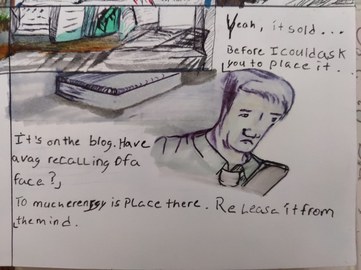 Comic entries of the away forward ink the path