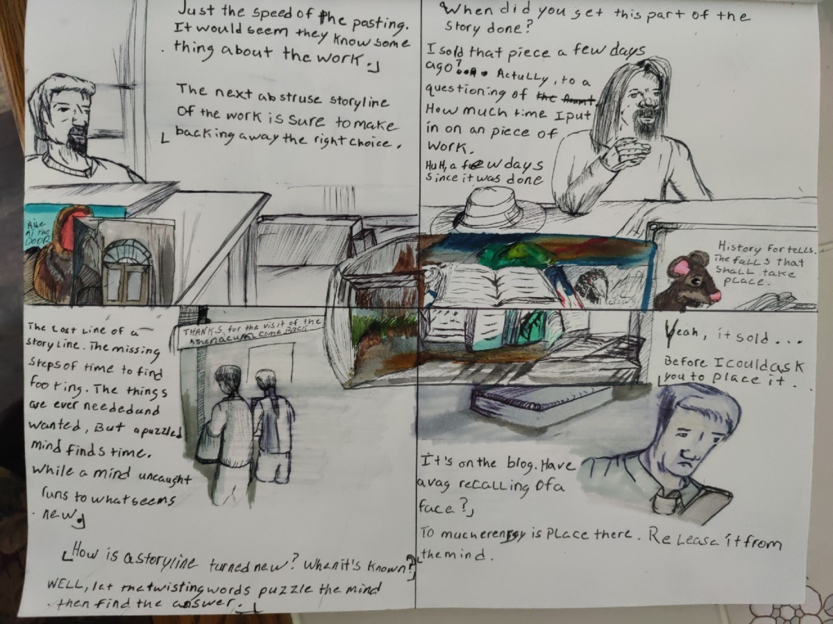 Comic entries of the away forward ink the path