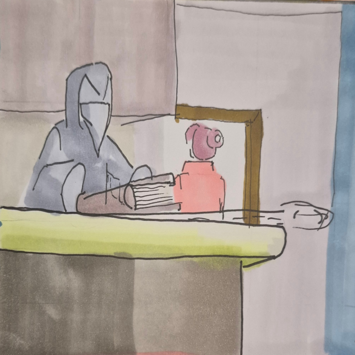 Inked path: Catalyzes without suppressibility,  Amongst the frames, away-ink, comic art, comic strips, inkedpath, late to the party, puzzlement, Quibbles of the scribbles, the clone did it, used or not, webcomic