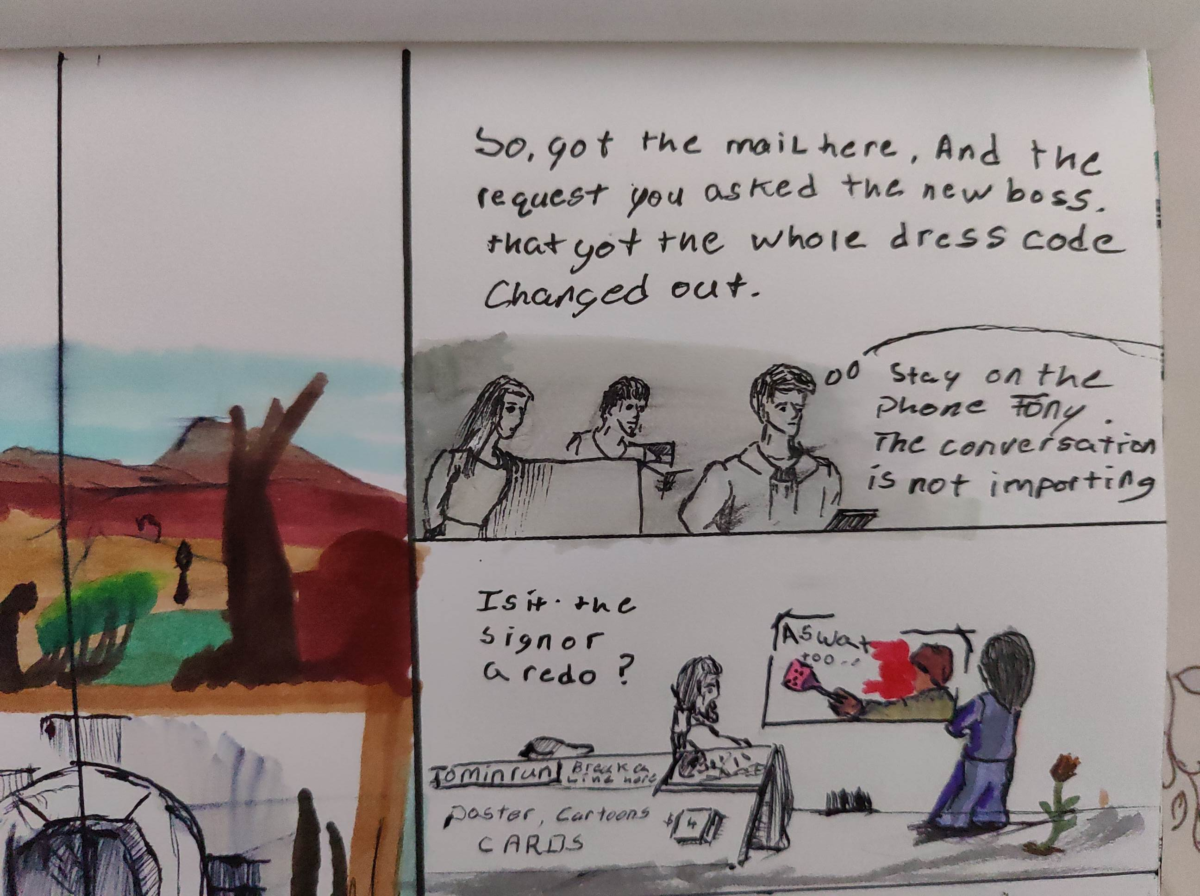 Comic entries of the away forward ink the path