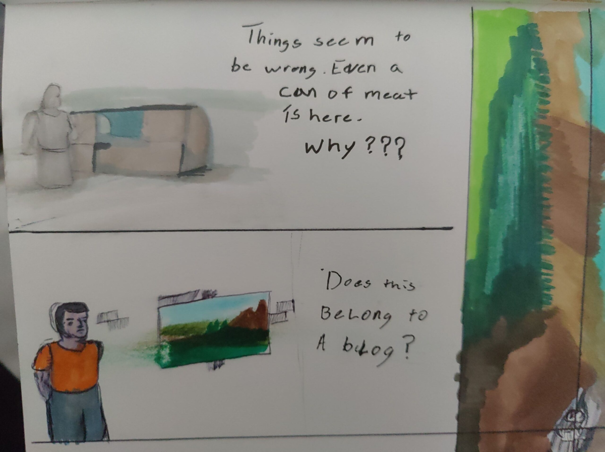 Comic entries of the away forward ink the path