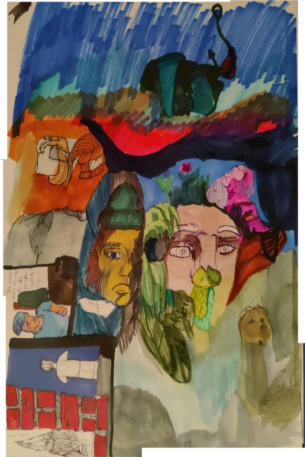 Hit the wall with a dream.