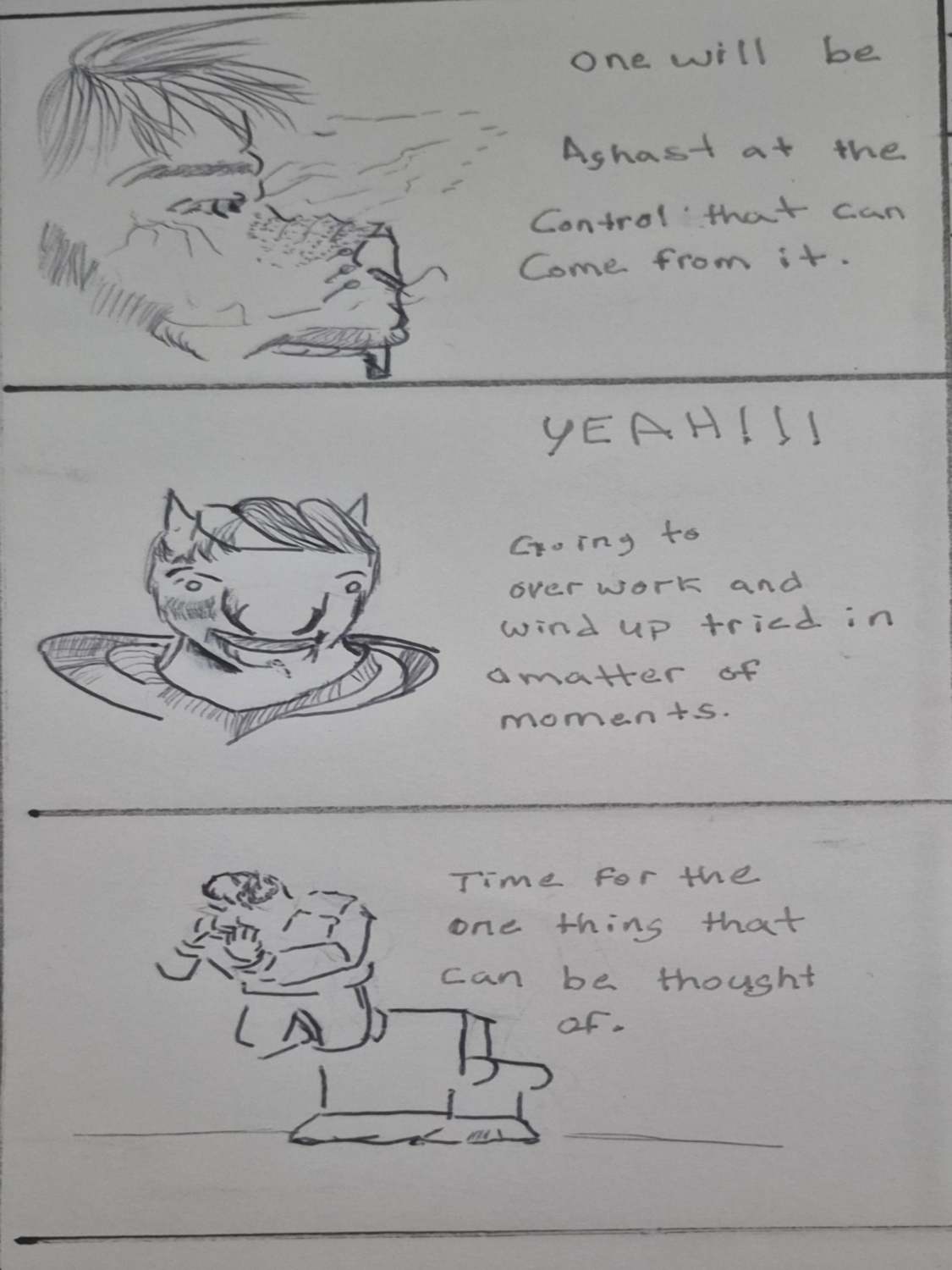 Inked Path: A flip over, see how it...,  Amongst the frames, away-ink, comic art, comic strips, inkedpath, late to the party, puzzlement, Quibbles of the scribbles, the clone did it, used or not, webcomic