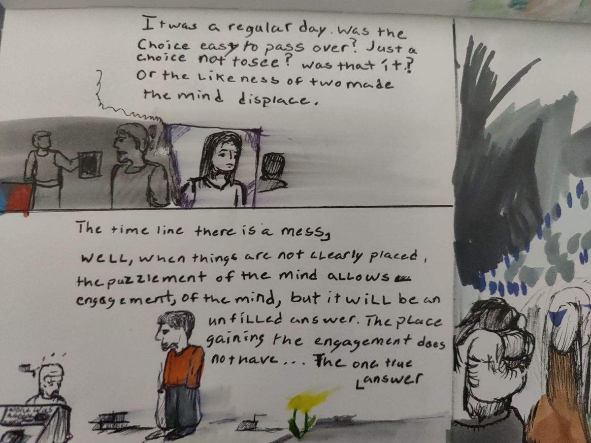 Comic entries of the away forward ink the path