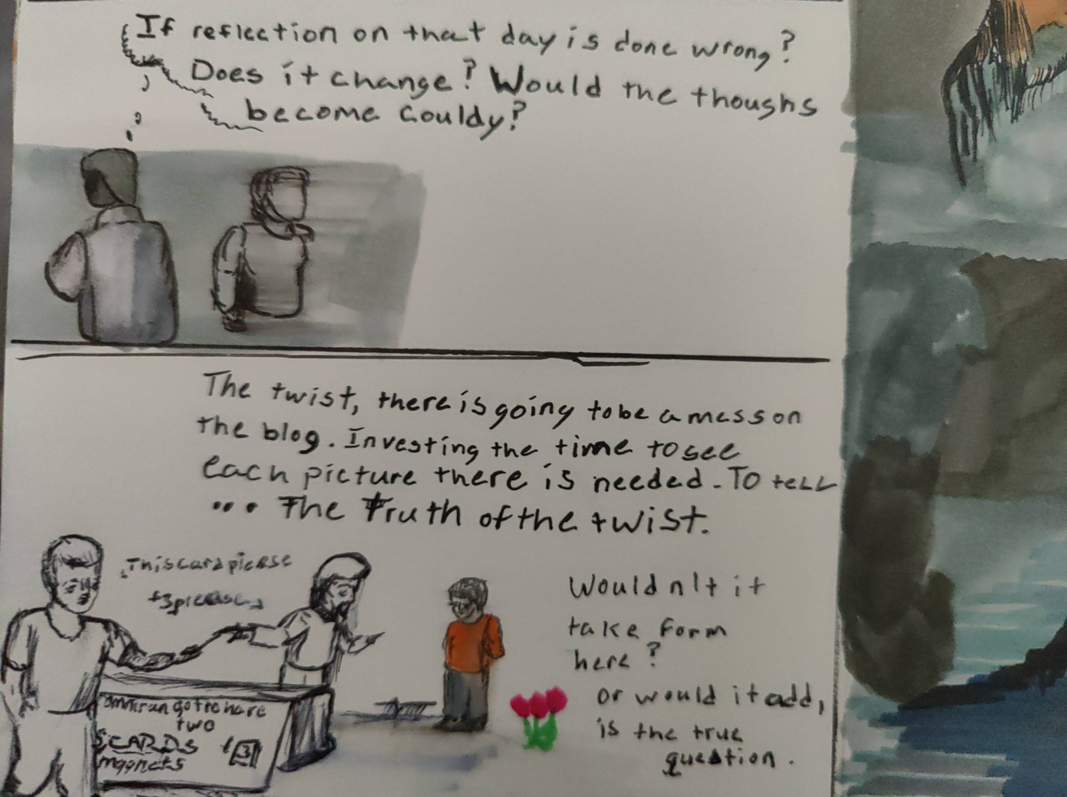 Comic entries of the away forward ink the path