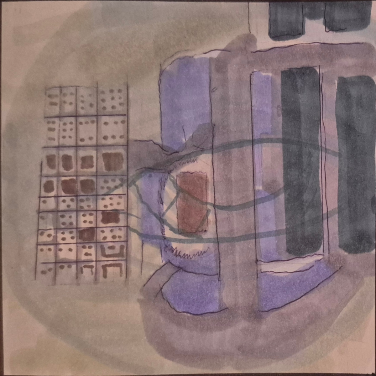 Inked Path: A cloning of old framing,  Amongst the frames, away-ink, comic art, comic strips, inkedpath, late to the party, puzzlement, Quibbles of the scribbles, the clone did it, used or not, webcomic