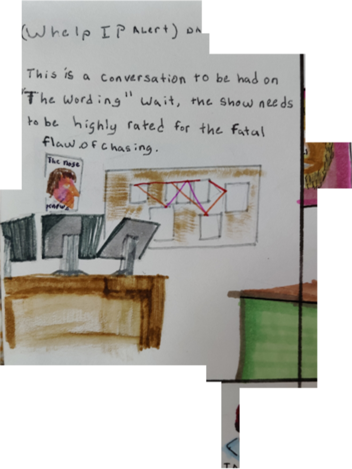 Inked Path: Lateness of the History in Water, comic art, comic strips, inkedpath, late to the party, puzzlement, Quibbles of the scribbles, the clone did it, used or not, webcomic