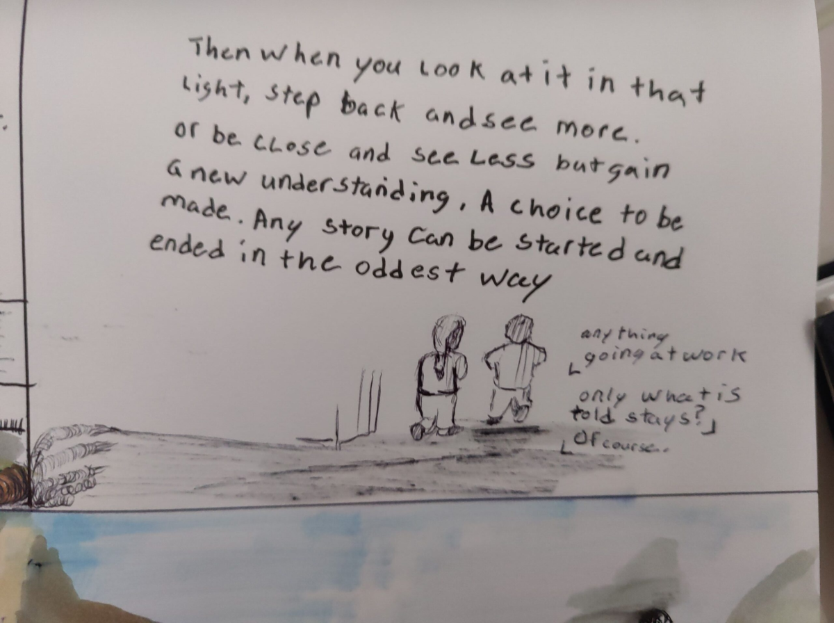 Comic entries of the away forward ink the path