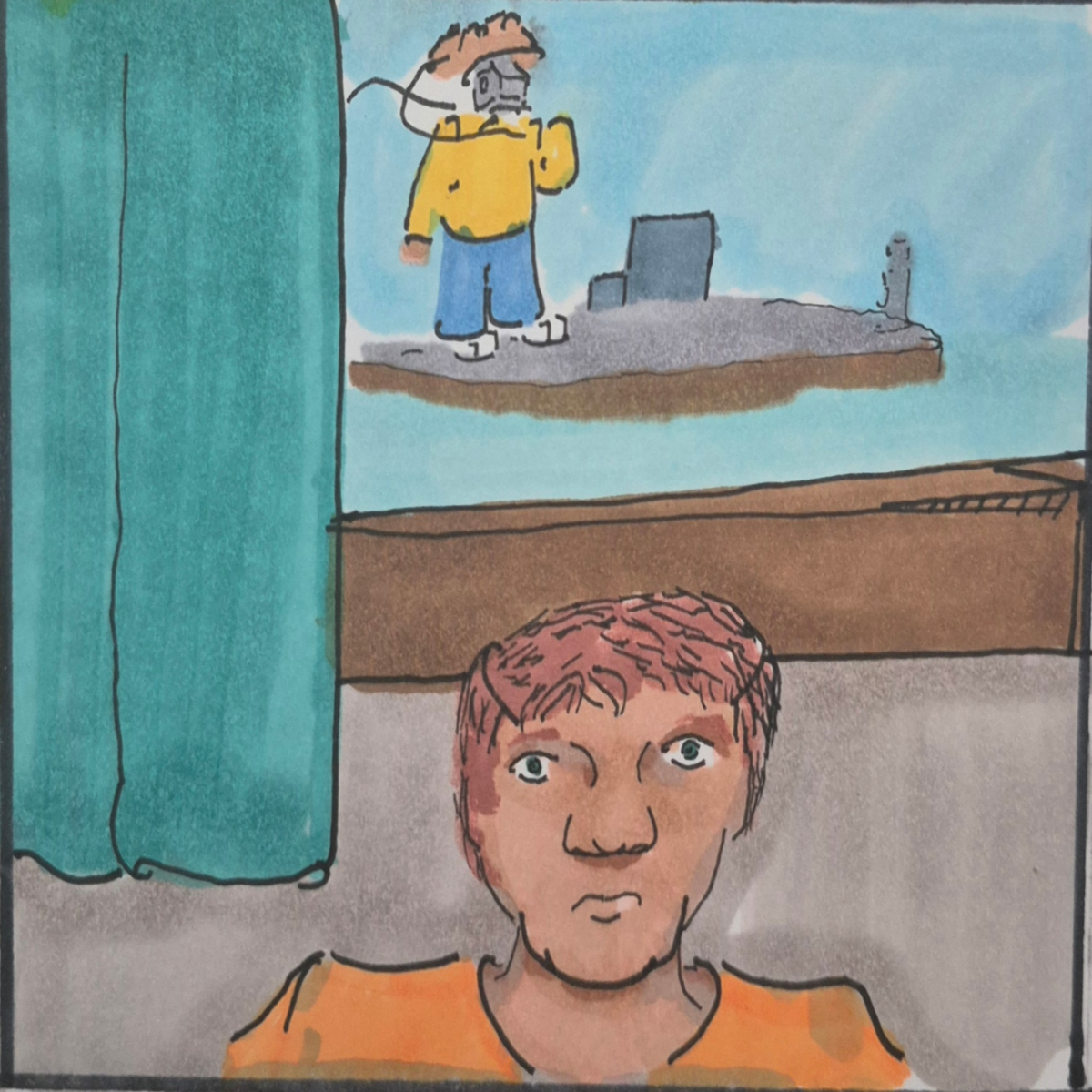 Inked Path: Black and White Twisting the Truth,  Amongst the frames, away-ink, comic art, comic strips, inkedpath, late to the party, puzzlement, Quibbles of the scribbles, the clone did it, used or not, webcomic