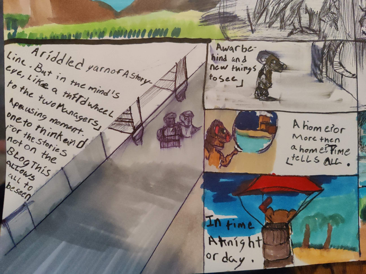 Comic entries of the away forward ink the path