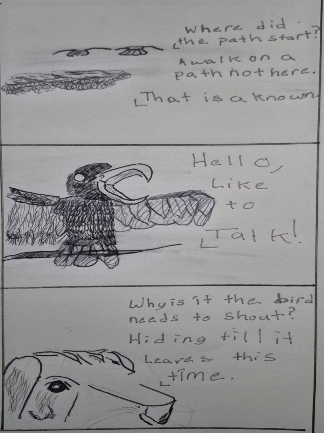 Inked Path: Lateness of the History in Water, comic art, comic strips, inkedpath, late to the party, puzzlement, Quibbles of the scribbles, the clone did it, used or not, webcomic