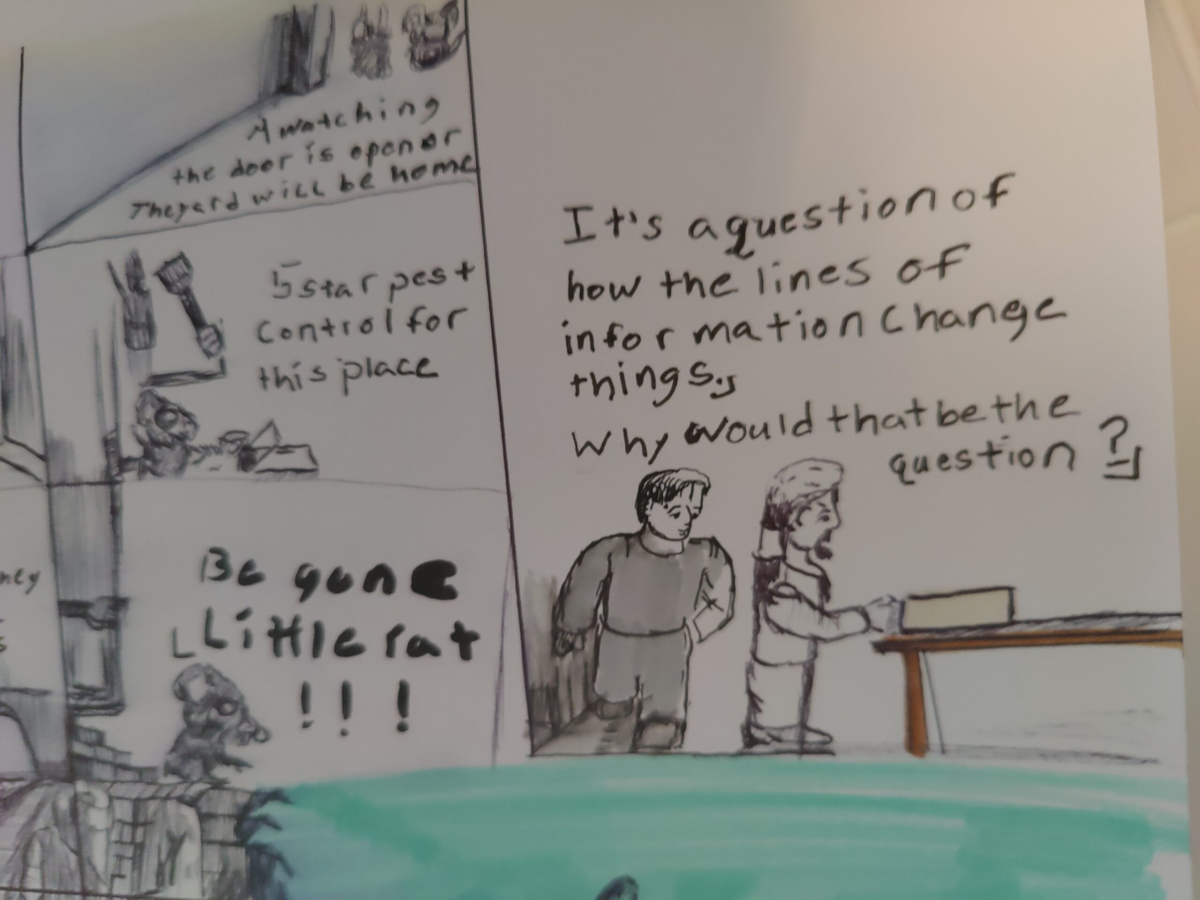 Comic entries of the away forward ink the path