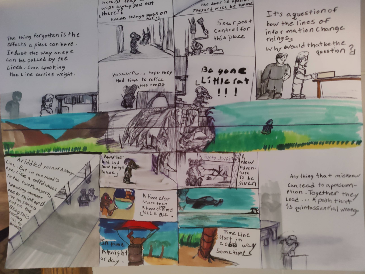 Comic entries of the away forward ink the path