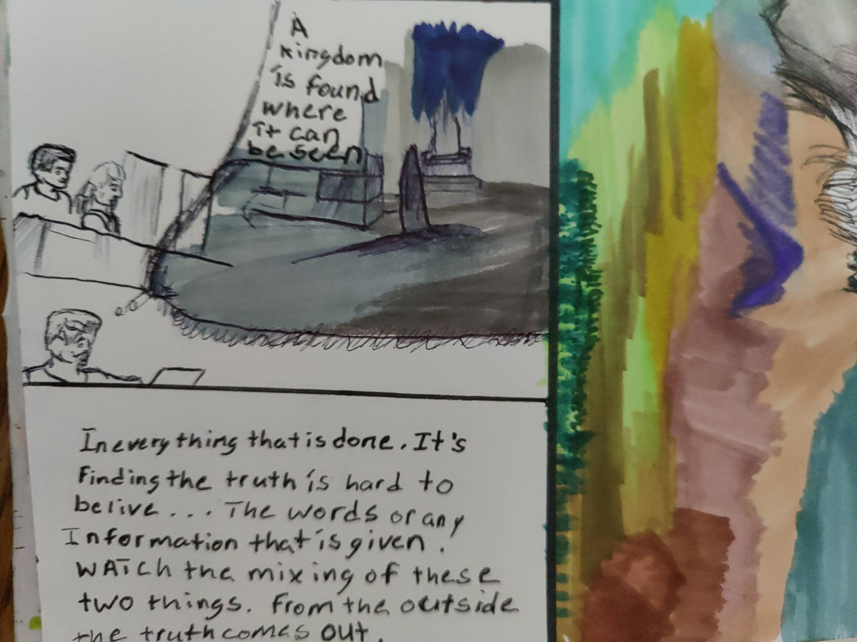 Comic entries of the away forward ink the path