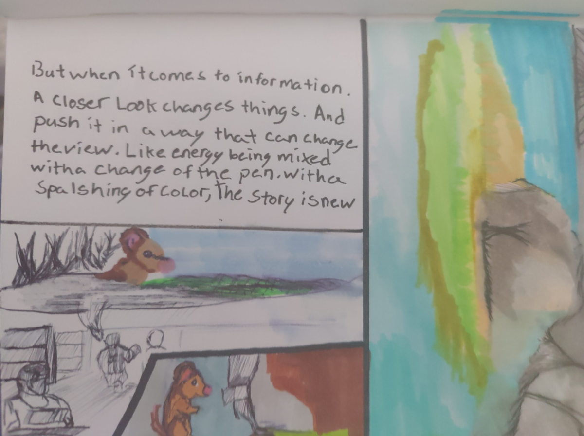 Comic entries of the away forward ink the path