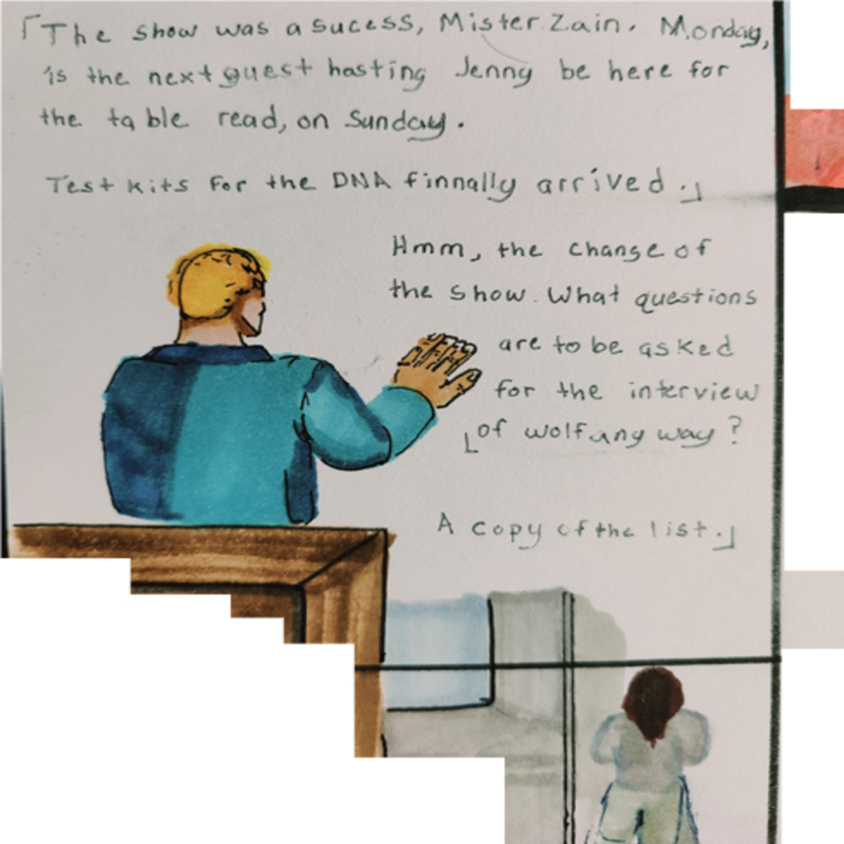 Inked Path: Lateness of the History in Water, comic art, comic strips, inkedpath, late to the party, puzzlement, Quibbles of the scribbles, the clone did it, used or not, webcomic