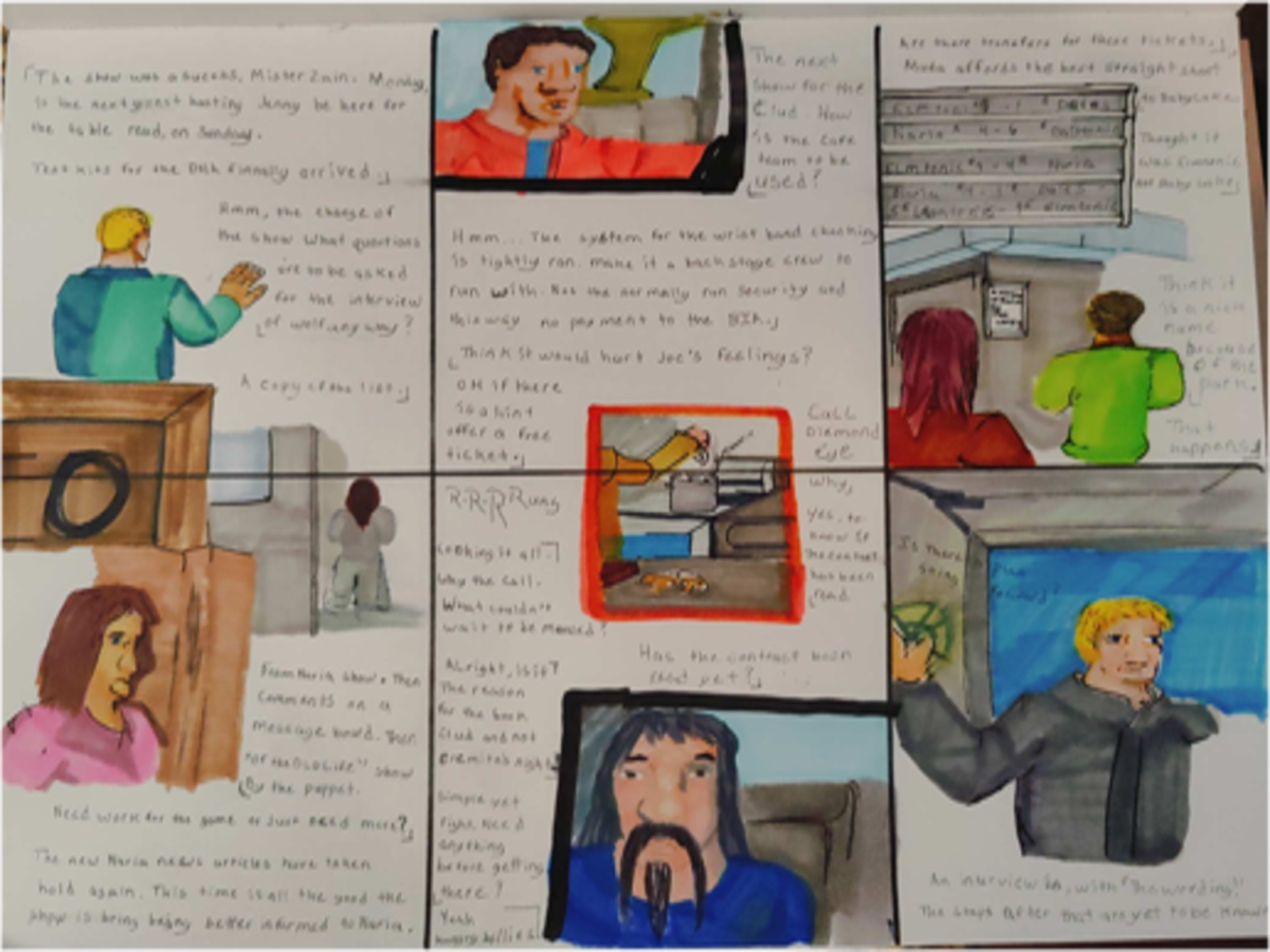 Inked Path: Unmoved by the botanical arrangement’s allure, comic art, comic strips, inkedpath, late to the party, puzzlement, Quibbles of the scribbles, the clone did it, used or not, webcomic