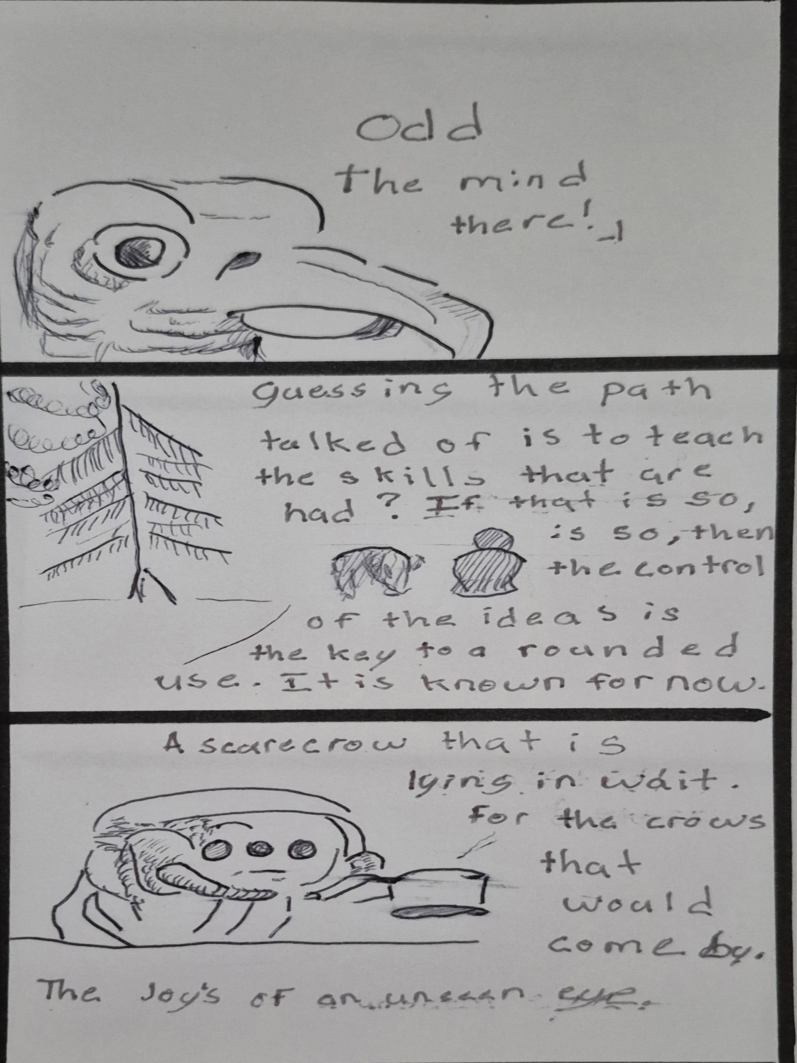 Inked Path: A Bad Bunny Super Dancing Clone, comic art, comic strips, inkedpath, late to the party, puzzlement, Quibbles of the scribbles, the clone did it, used or not, webcomic.