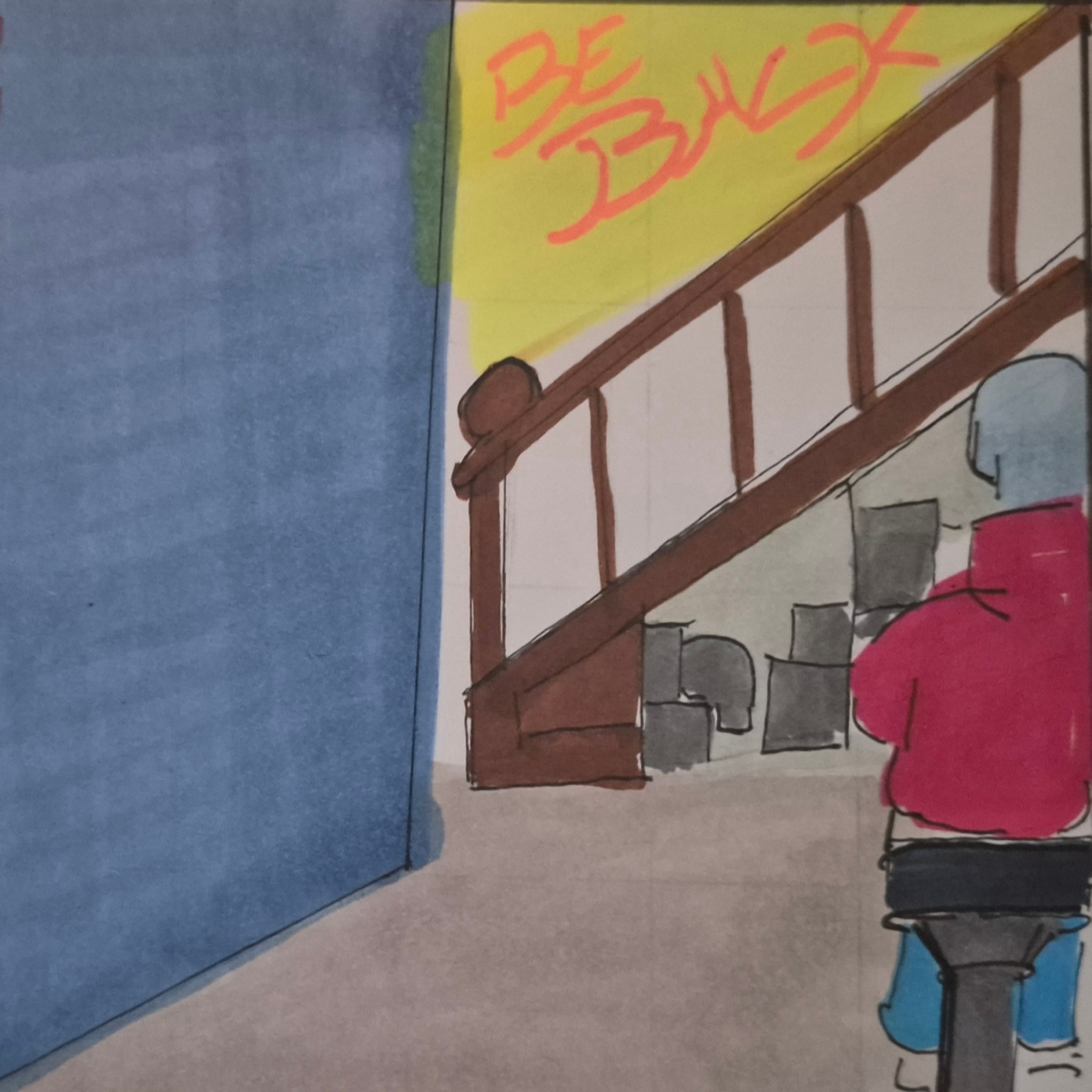 Inked Path: Unmoved by the botanical arrangement’s allure, comic art, comic strips, inkedpath, late to the party, puzzlement, Quibbles of the scribbles, the clone did it, used or not, webcomic