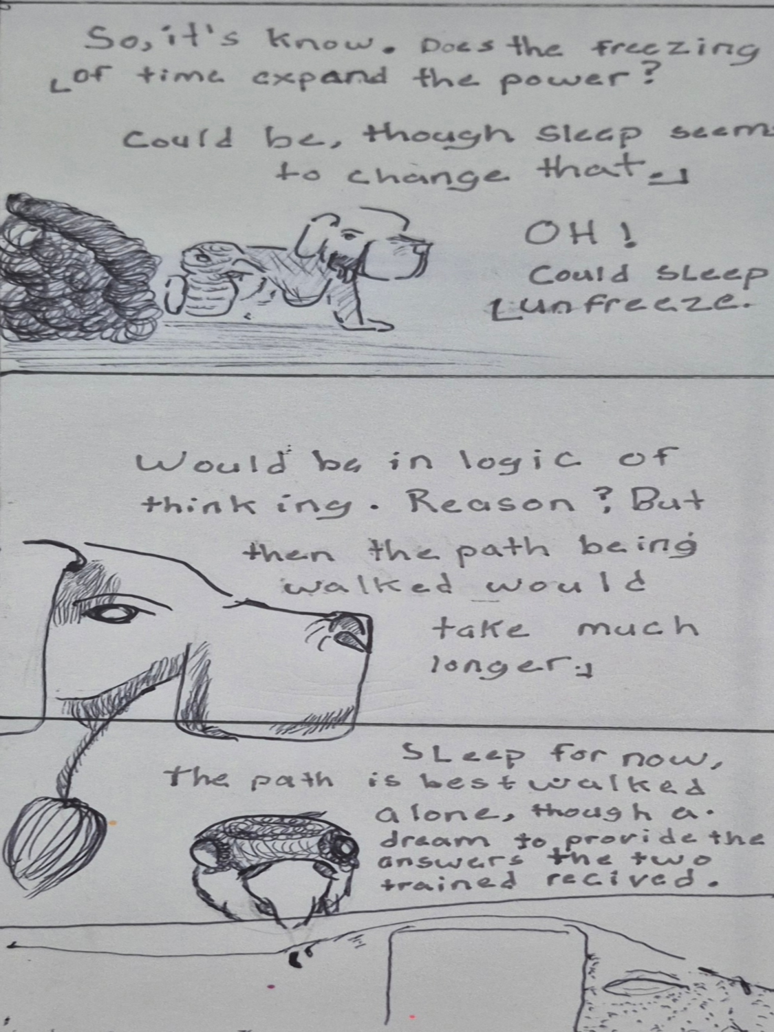 Amongst the Frames: Undoing a way puzzlement, amongst the frames