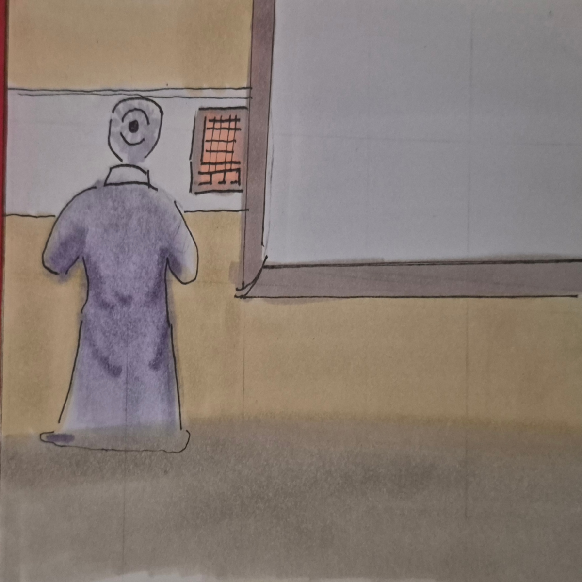 Inked Path: Unmoved by the botanical arrangement’s allure, comic art, comic strips, inkedpath, late to the party, puzzlement, Quibbles of the scribbles, the clone did it, used or not, webcomic