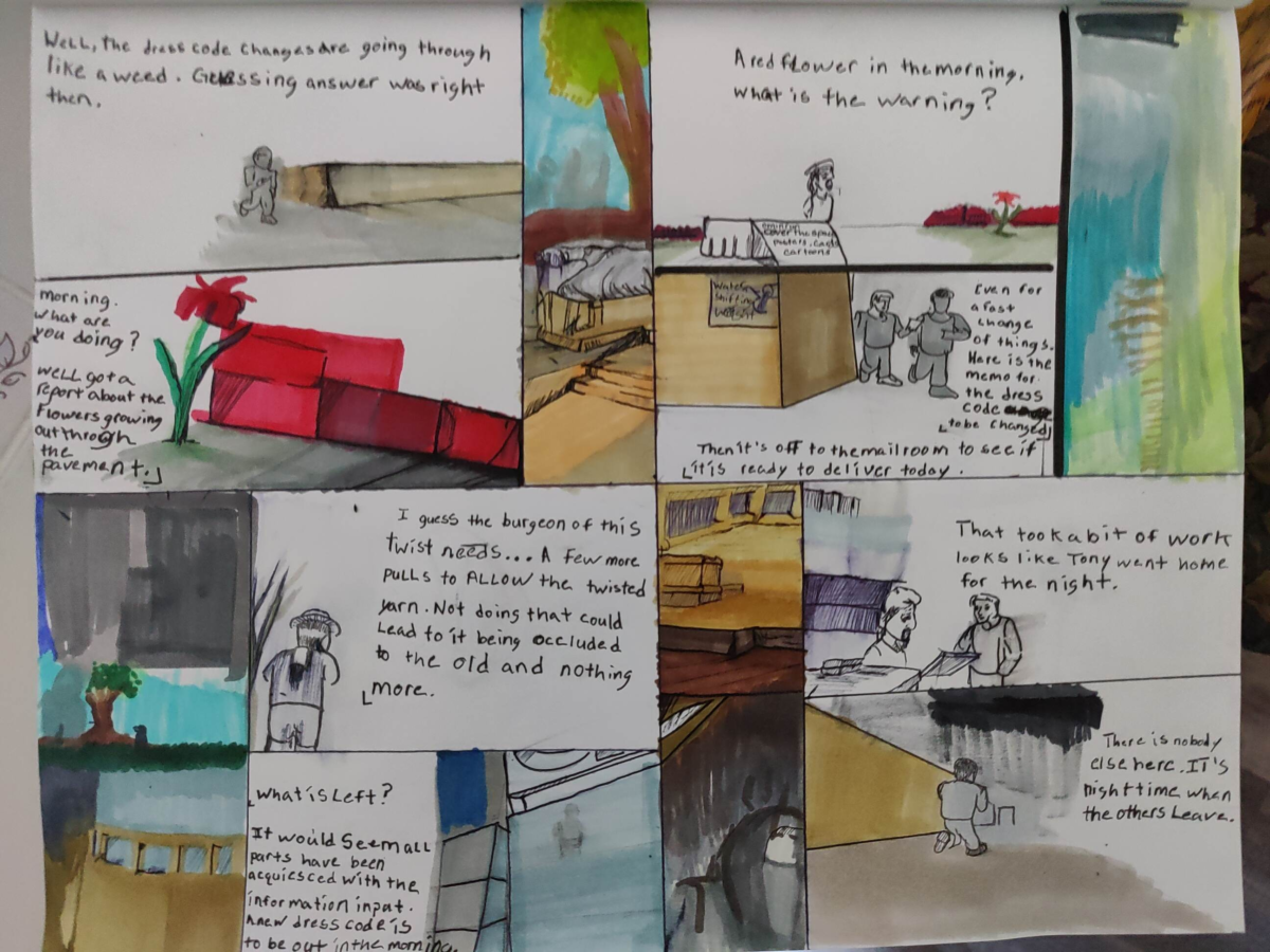 Comic entries of the away forward ink the path