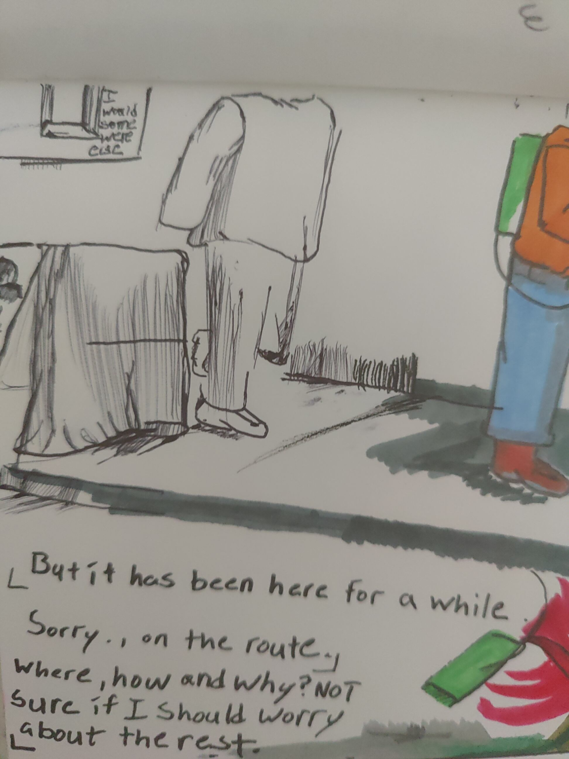 Comic entries of the away forward ink the path