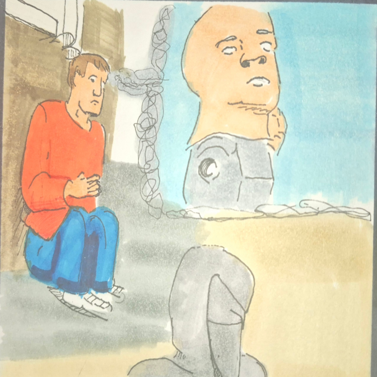 Inked Path: Imagination and Storytelling as Unifying Elements, comic art, comic strips, inkedpath, late to the party, puzzlement, Quibbles of the scribbles, the clone did it, used or not, webcomic.