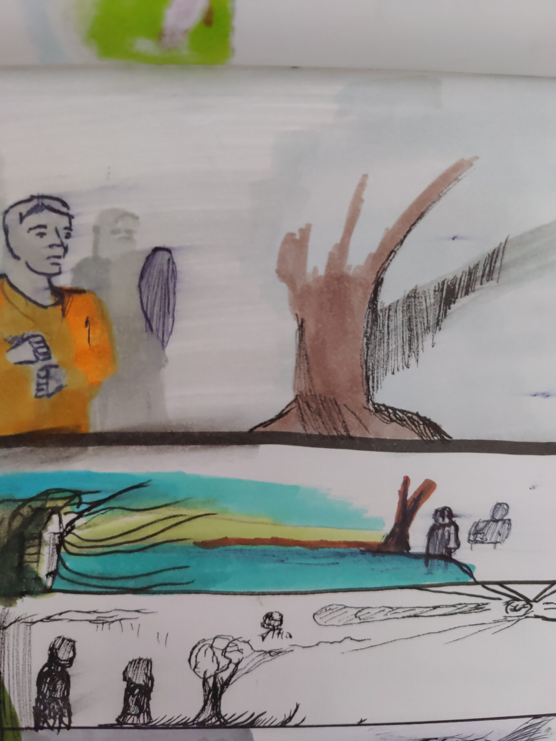 Comic entries of the away forward ink the path