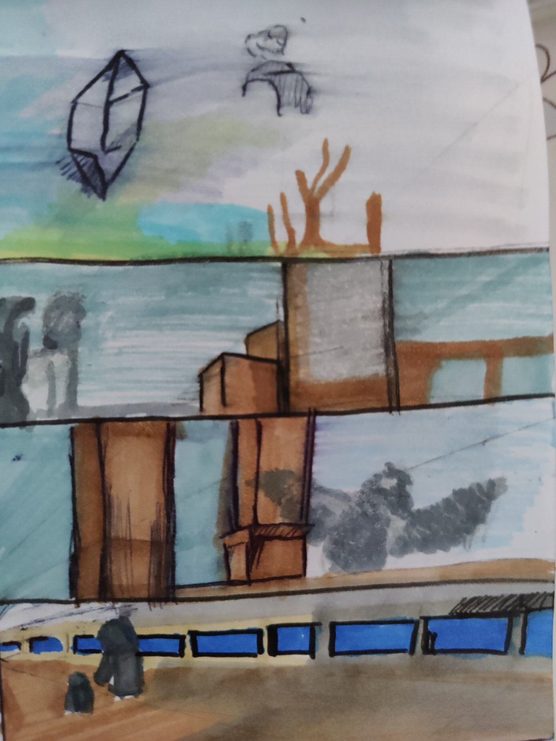 Comic entries of the away forward ink the path