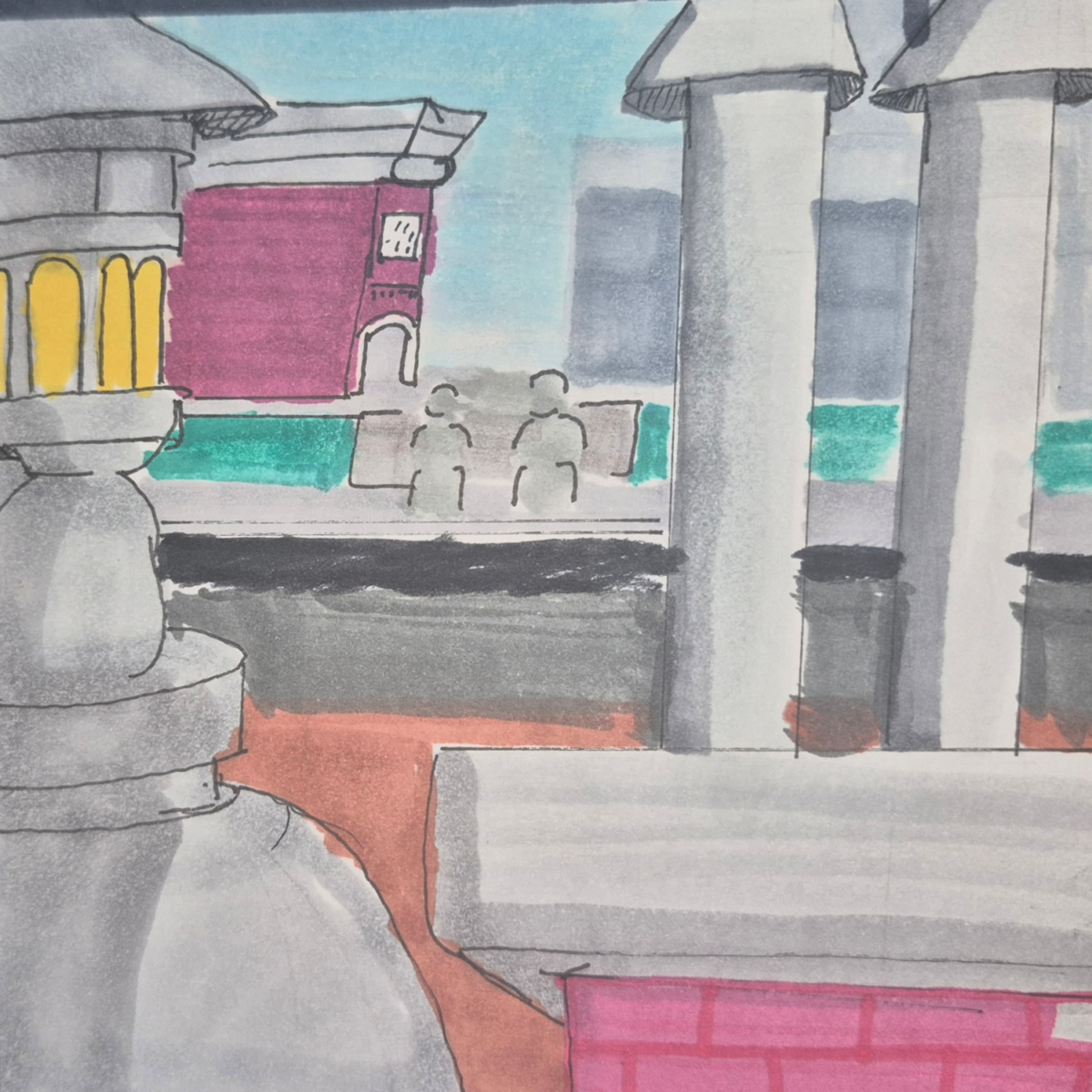 Inked Path: A Bad Bunny Super Dancing Clone, comic art, comic strips, inkedpath, late to the party, puzzlement, Quibbles of the scribbles, the clone did it, used or not, webcomic.