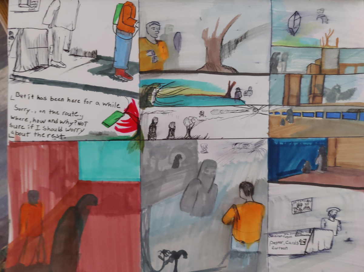 Comic entries of the away forward ink the path