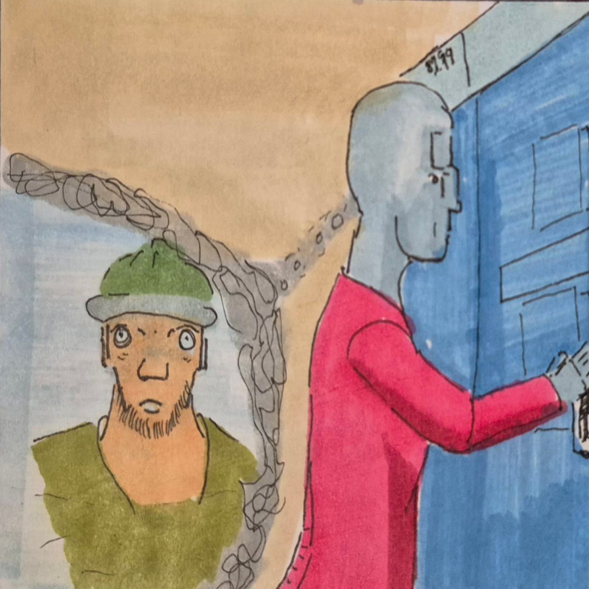 Inked Path: Majority of Contributions Shape the Journey, comic art, comic strips, inkedpath, late to the party, puzzlement, Quibbles of the scribbles, the clone did it, used or not, webcomic.