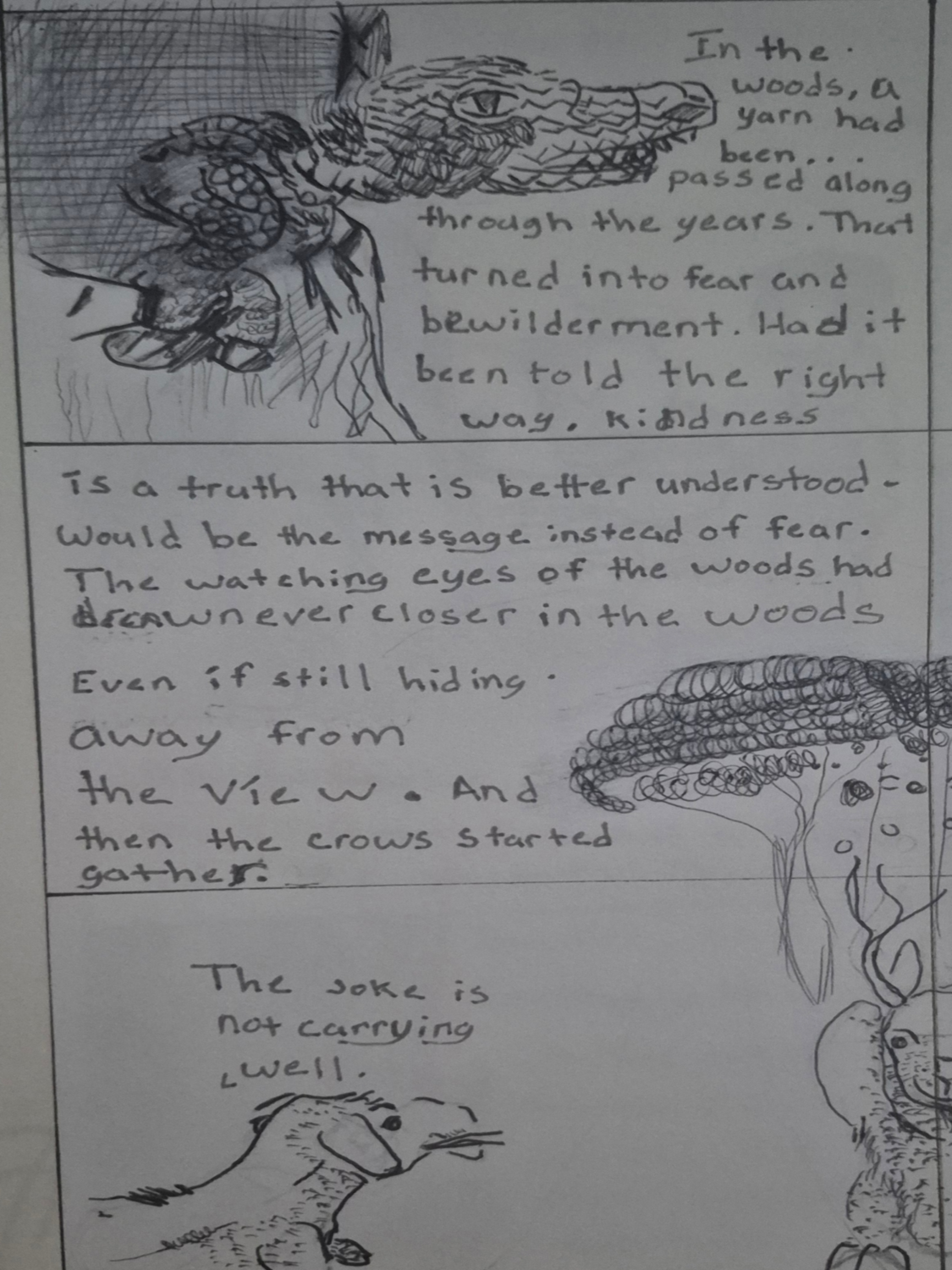 Amongst the Frames: Undoing a way puzzlement, amongst the frames