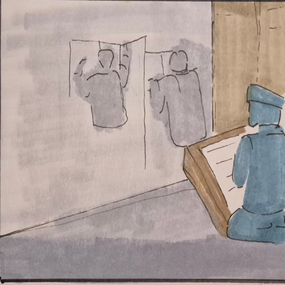 Inked Path: Majority of Contributions Shape the Journey, comic art, comic strips, inkedpath, late to the party, puzzlement, Quibbles of the scribbles, the clone did it, used or not, webcomic.