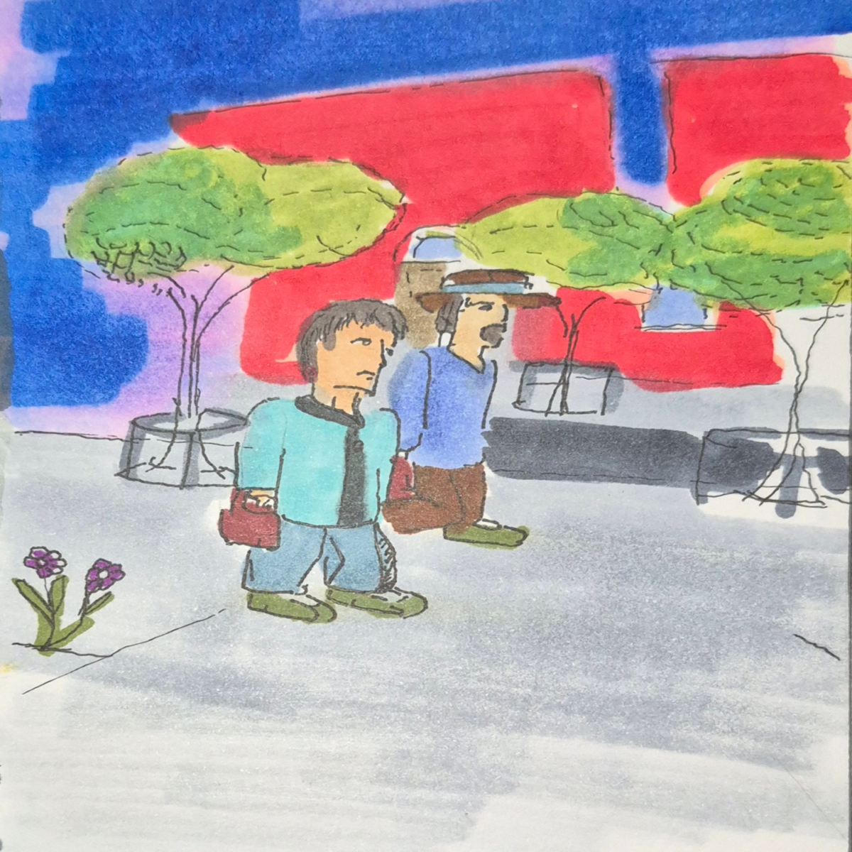 Inked path: Circuitous Becomes Acquiescence's, or Was it?, comic art, comic strips, inkedpath, late to the party, puzzlement, Quibbles of the scribbles, the clone did it, used or not, webcomic.